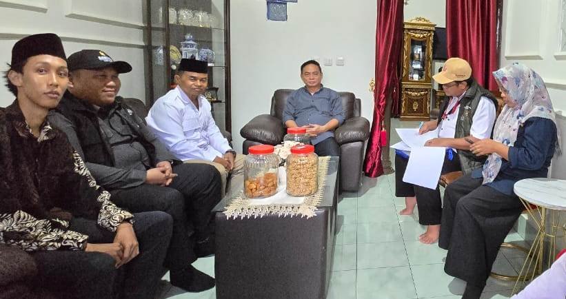 Ketua DPRD Kota Palu Terima Kunjungan Gerakan Coklit Hari Pertama