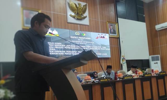 aporkan Hasil Kerja Pansus 1, Irsan Satria: Kota Palu Semakin Mantap Bergerak