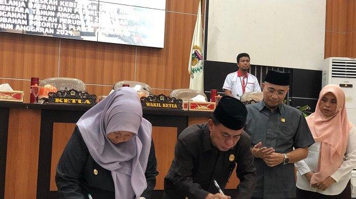 DPRD Kota Palu Teken KUA-PPAS T.A 2024 dan 2025